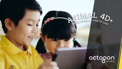 Augmented Reality Flashcards: Animal 4D+ | Octagon Studio