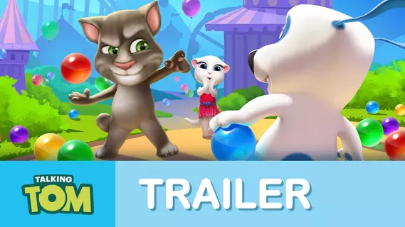 Download Talking Tom Bubble Shooter (Mod) 1.3.2.741 APK For Android