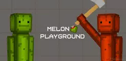 Melon Playground: Абстрактная песочница с фруктовыми персонажами и безграничной свободой