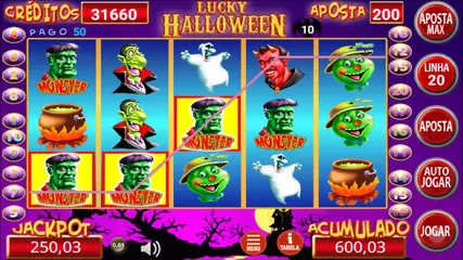 Lucky Halloween Caça Níquel - Android Game