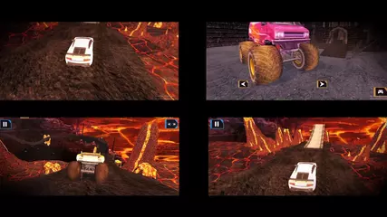 Jump Into Volcano - Big Fall Crashes