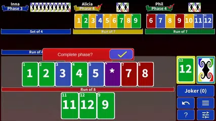 Super Phase Rummy Gameplay (Phase 5)