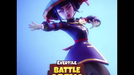 Evertile: Battle Arena. Lightning Mage.