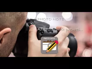 Photo note android app promo