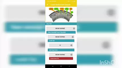 Lastik Basınç Tablosu