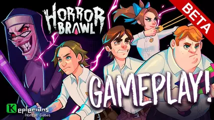 HORROR BRAWL BETA | Full GAMEPLAY | Keplerians DEVS playing | Keplerians CHALLENGE