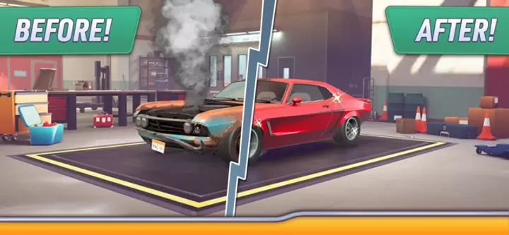 Chrome Valley Customs, Chrome Valley Customs apk, descargar Chrome Valley Customs, jugabilidad de Chrome Valley Customs