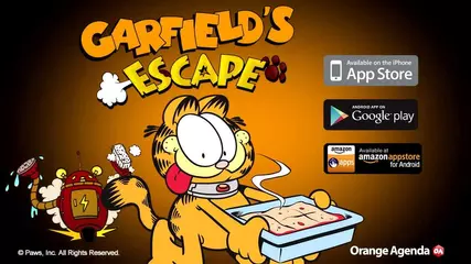 Garfield's Escape | Available on iOS App Store, Google Play, Amazon