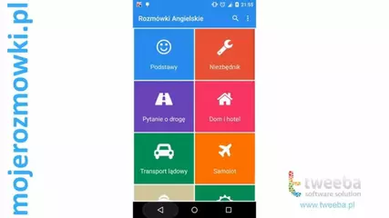 Rozmówki Polsko-Angielskie - bezpłatna aplikacja mobilna na Android