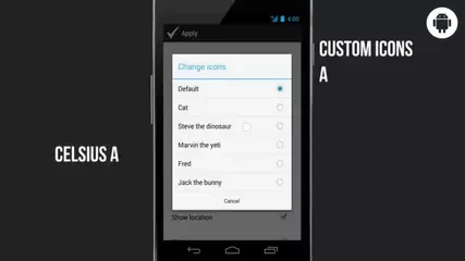 Grumpy Weather forecast application