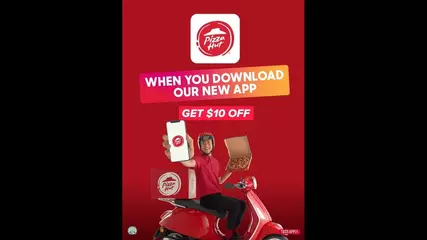 Pizza Hut's New App ($10 Off)