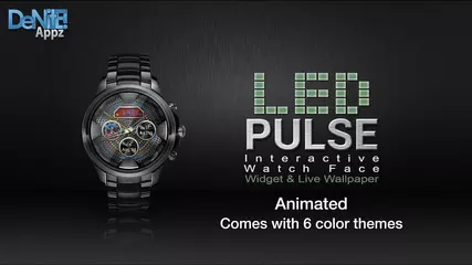 LED Pulse HD Watch Face, Widget & Live Wallpaper