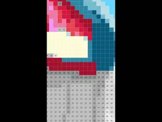 Color by Number for Landscape Pixel Art - 30s