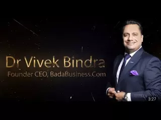 Dr. Vivek Bindra and Bada Business Introduction