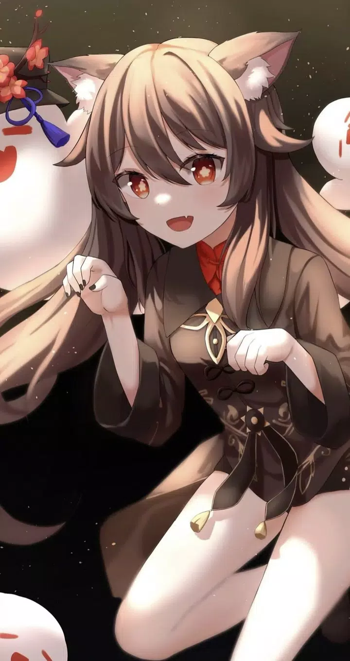 「原神」胡桃ちゃんのデスクトップ用とスマホ用壁纸まとめ