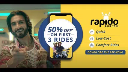 Rapido Bike-Taxi | Smart Ho Toh Rapido | Babban in a Salon | Ranveer Singh