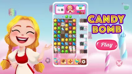 Tasty Candy Bomb Gameplay 30s
