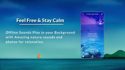 Calm Ocean Waves Sounds | Relax Music | White Noise | Android App | Serenely | App Promo.