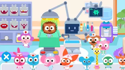 Play house doctor game app for kids and girls - Papo Town Hospital