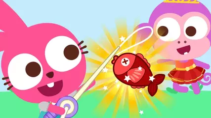 New Purple Pink app for kids visit amusement park -- Papo Town Playground