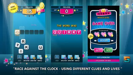 WORDFIX is a word shuffle, word jumble word scramble, anagram game that is both fun and challenging!