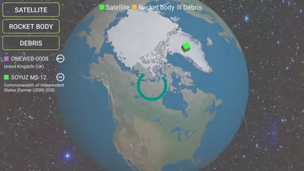 Satellite 3D android app