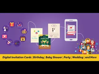 Digital Invitation Card Maker, Invite Maker