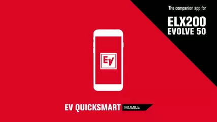 EV QUICKSMART MOBILE – the new companion app for ELX200 and EVOLVE 50