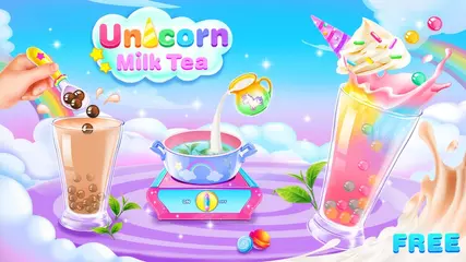 Unicorn Bubble Tea – Milk Tea Maker of Girls Games by FunPop