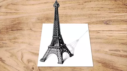 Learn How to Draw 3D with animated steps