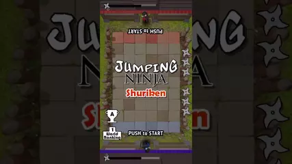Jumping ninja Shuriken