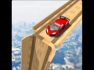 Double Impossible Mega Ramp 3D