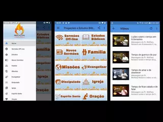 Aplicativo Pregações e Estudos Bíblicos