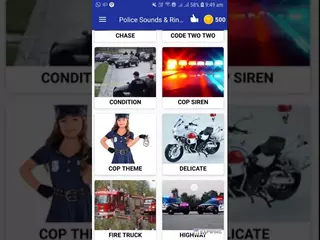 police sounds & Ringtones Android App video