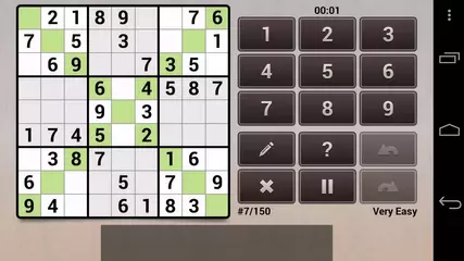 Andoku Sudoku 2 Free - Basic Gameplay