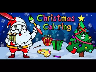Christmas Coloring Book & Games for kids and family - Android App