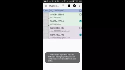 View and Delete Duplicate contacts in Android - coju.mobi