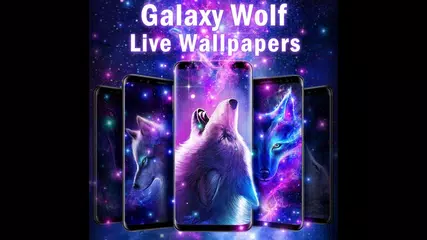 Galaxy wolf for all wolf lovers!