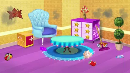 Princess Room Cleanup - Fun Care Kids Home Cleaning Game