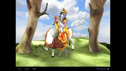 Krishna : Free animated 3D Live Wallpaper for Mobiles