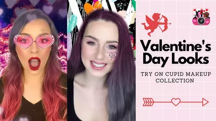 Valentine's Day Makeup Transformation | Easy Selfie Ideas | YouCam Makeup