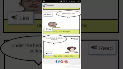 dialogues en Français et on anglais