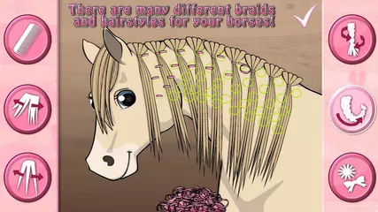 Horse Care - Mane Braiding by Top GirlGames