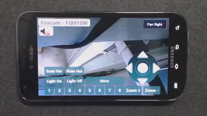 View and control your IP cameras using Camviewer.mobi mobile app .