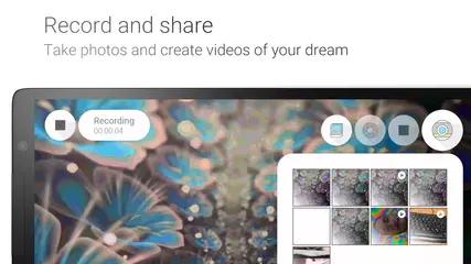 Psychedelic dream - trippy camera & music player