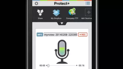 Protect+ Voice Recorder with Encryption