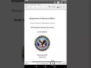 AndrOffice demo App for doc, xls and ppt