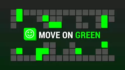 Move on Green - mobile puzzle game with fun gameplay and challenge levels!