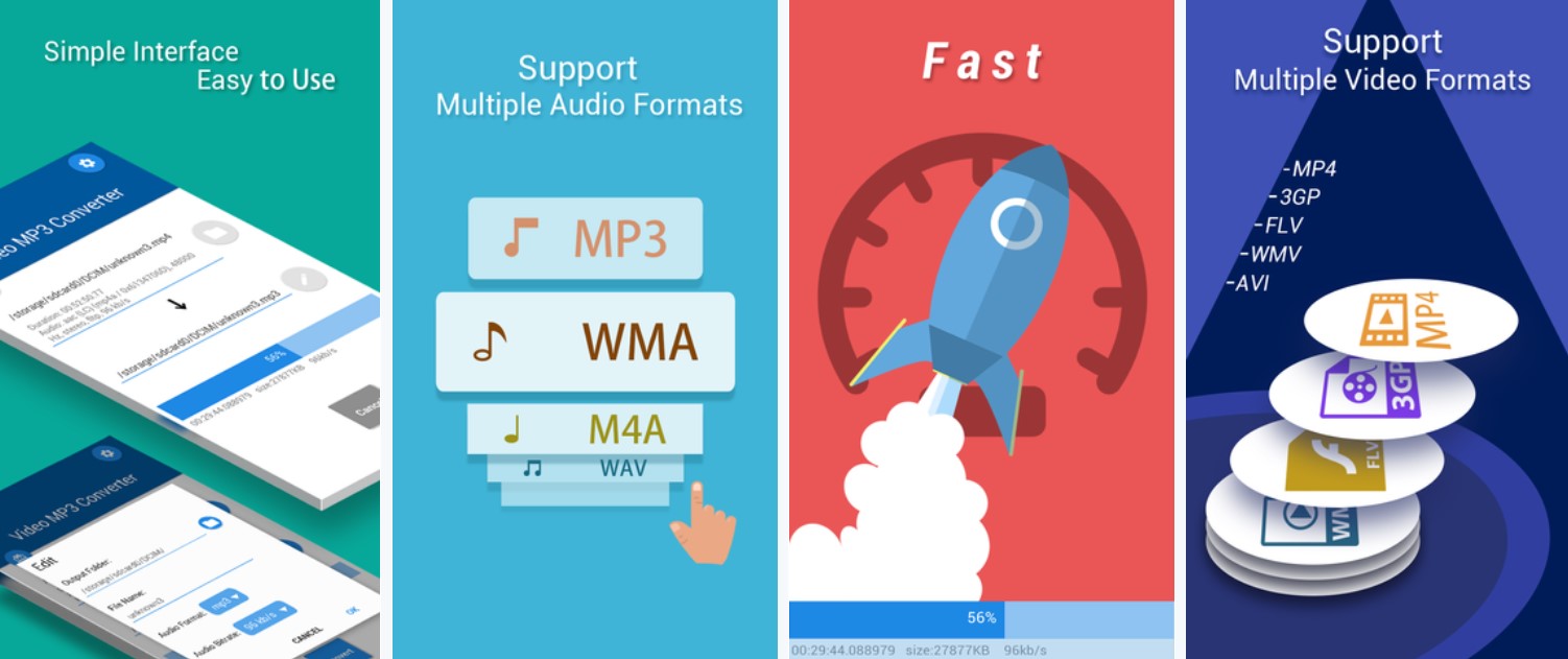 best converter wav to mp3 app android