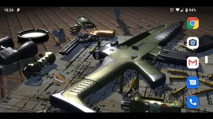 3D Guns Live Wallpaper